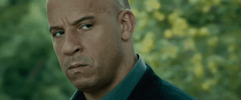 Vin Diesel staredown animated GIF